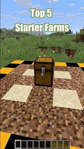 Top 5 starter Farms for Minecraft Java/Bedrock YOU NEED TO BUILD