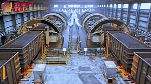 3K views · 704 reactions | In China, coal is transported via rail and a freight train often has hundreds of heavy-loaded carriages. Watch how coal is unloaded. #ChinaSpeed | Xi's Moments | Facebook