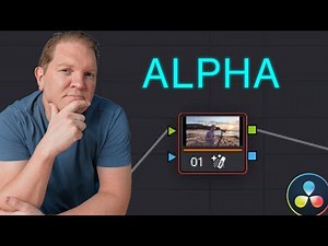Resolve Color Grading Alpha and Transparency Tricks