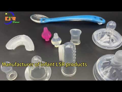 Injection molding manufacturing process of baby silicone product #siliconeproduct #manufacturing