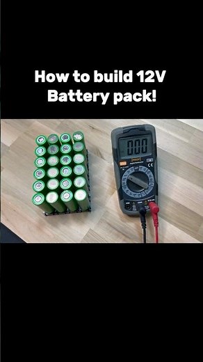 Learn How To Build a DIY 12V Battery Pack Easily