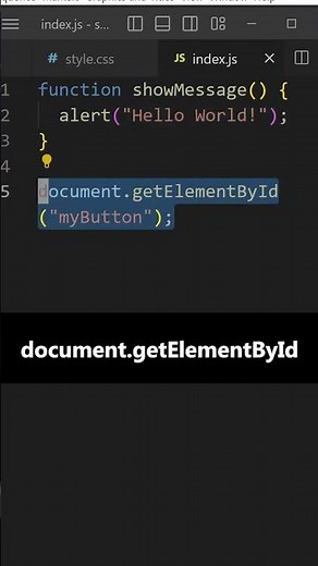 Simple JavaScript project that displays a Hello World!