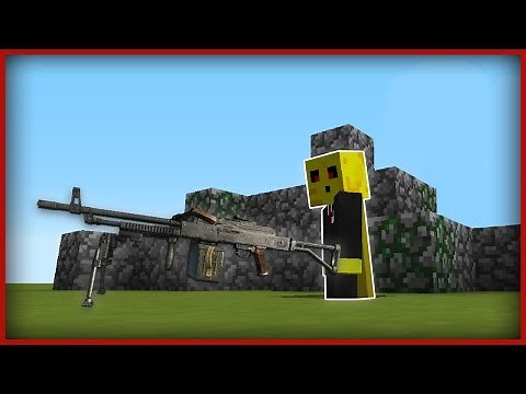 Minecraft: How to make a machine gun!