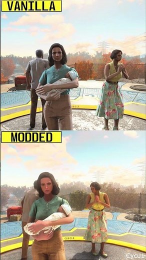 Fallout 4 Vanilla vs 120 Graphics Mod List PC RTX 4080 4K Ultra Graphics Comparison
