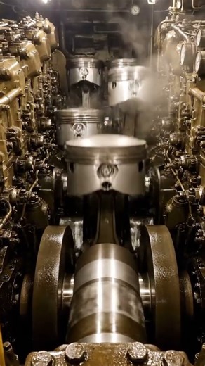Inside the Engine Room — Raw Heavy Machinery in Action!