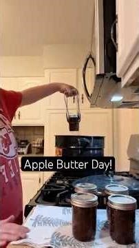 Let’s cook and can up some apple butter! 🍏 #canning