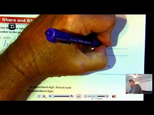 5th grade GO Math: Lesson 3.4 "Round Decimals" pages 121-124