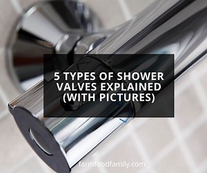 5 Types Of Shower Valves Explained (With Pictures) - Identification Guide