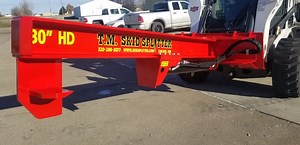 TM Heavy Duty Skid Steer Log Splitter Attachment