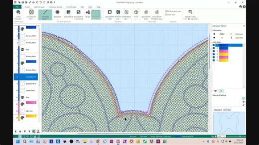 Embroidering home decor, linens, or garments with lace inserted into a cut-out can be a challenging project. Using the tools in CREATIVATE’s Digitizing software (either Windows or Mac) streamlines designing and gives you control over every aspect of the embroidery process. Join Educator Janie Lantz as she shares techniques plus tips on how to plan and implement cutting the fabric opening with cutwork needles, adding additional layers of stabilizer, designing lace to ‘fit’ the cutout opening, and