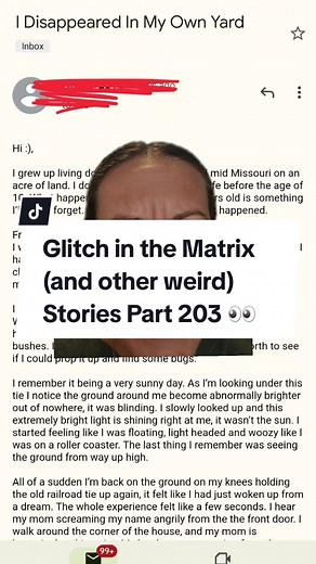 Glitch in the Matrix (and other weird) Stories Part 203 👀 #tessicavision #auntiematrix #creepystories #truestories #glitchinthematrix #glitchesinreallife #alienabduction #greenscreen