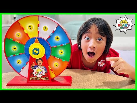 Spin the Mystery Wheel Challenge and Doing Whatever it Lands on with Ryan!