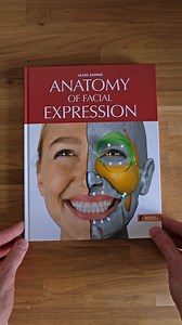 Our body knows what we see even before we see it, especially in people's faces. ✨ This book uses 3D models and live model references, color-coded muscle diagrams and dynamic movement descriptions to help you get them right! | Anatomy For Sculptors