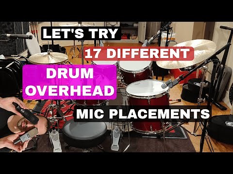 The ULTIMATE drum overhead mic placement guide (or close enough!)