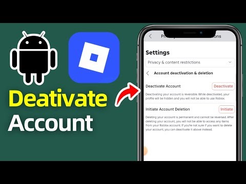 How to Deactivate Your Roblox Account on Mobile! (2025)