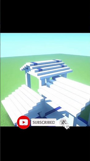 Minecraft beautiful blue concrete house build tutorial...🥺 #minecraft #foryou