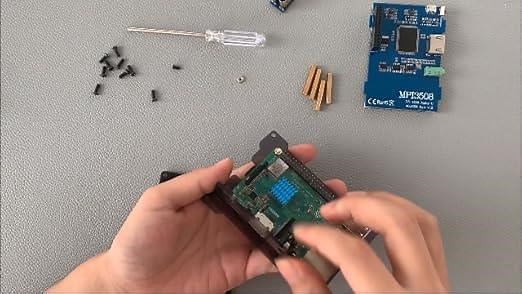 Miuzei Raspberry Pi 3.5 inch Screen with Case Installation