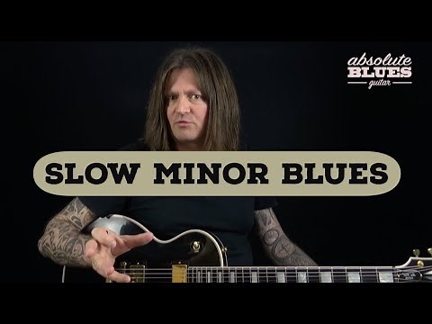 Slow Minor Blues Guitar Lesson