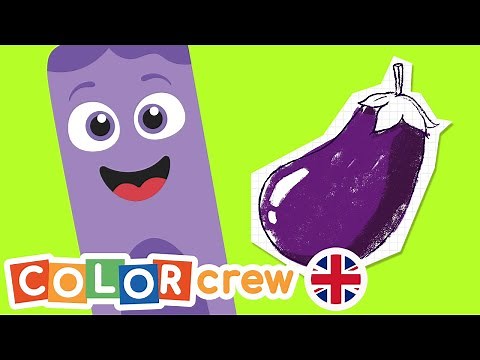 Toddler Learning Video | Color Crew - Purple & Yellow | ‪@BabyFirstTV‬