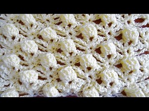 Flower Crochet Stitch Tutorial - Right Handed Version