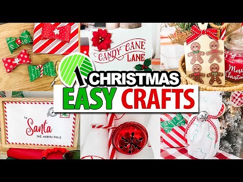 *SUPER EASY* Christmas Crafts made in only 5 MINUTES! Dollar Tree DIYs 2025