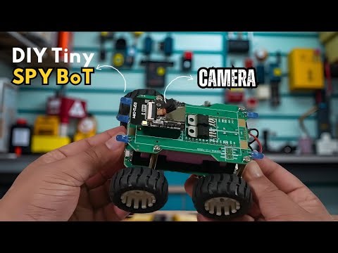 PART2: DIY Robotics Car with Spy Camera | ESP32 WiFi + Web Server Control | ‪@JLCPCB‬