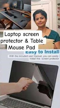 Unboxing of Laptop Screen Protector & Table Mouse Pad