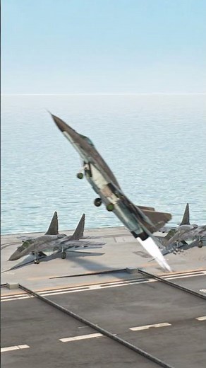 MiG-29 Performed a Flawless Landing on the Aircraft Carrier's Deck