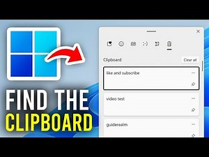 How To Open Clipboard On Windows 11 or 10 PC & Laptop | Easy Guide (2024)