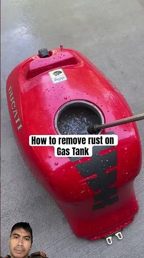 How to remove rust on Motorcycle Gas Tank