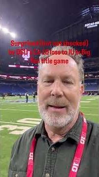 Oller recaps Ohio State's 13-10 loss to Indiana in Big Ten title game