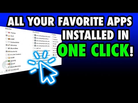 Install *ALL* your favorite apps in ONE click! 👆🏻 Ninite FTW!