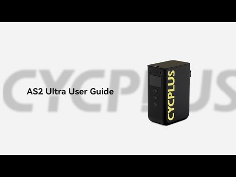 User Guide | CYCPLUS AS2 Ultra Mini Bike Pump