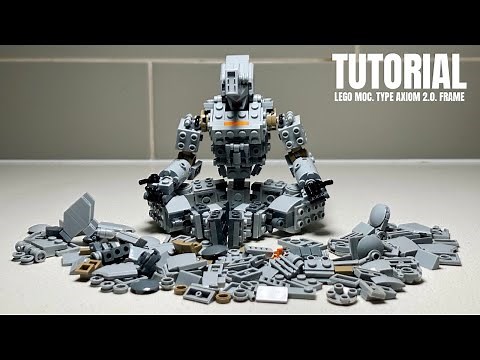 How to Build a Lego Mech: MOC Frame Tutorial (Type Axiom 2.0, Gladiator)