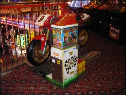 1990s Cogan Coin Operated Motorcycle Kiddie Ride - Superbike
