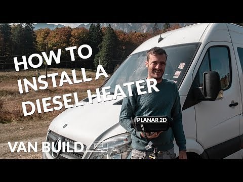 How to install a diesel heater for winter in your campervan | DIY van build