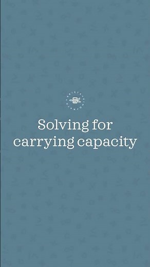 Finding 🦁carrying capacity🦁 from a logistic equation ✏️✏️ #apcalculus #apcalc #unit7 #shorts