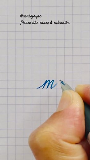 How to Write Lowercase Cursive “m” | Easy Handwriting Tutorial For Beginners