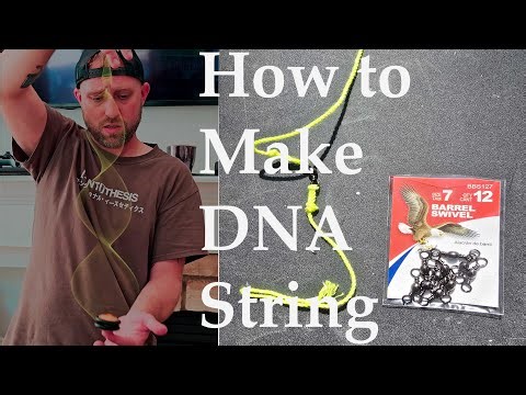 How To Make Your Own DNA String For 10 cents. DIY DNA yoyo string tutorial #yoyo #diy #throwers
