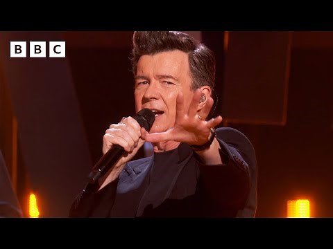 Never Gonna Give You Up | Rick Astley Rocks New Year's Eve - BBC