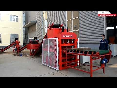 LT4-10 Compressed Earth Block Machine - LONTTO