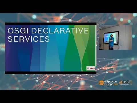Getting started with OSGi declarative services