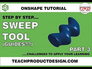 Onshape Tutorial- Can you use more than one sketch guide in a SWEEP?? Check out the solution!
