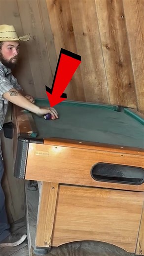 This Pool Table Tricks Your Brain…🧠😵‍💫 | Credit: @mylifeassky5 Via IG #viral #trick #illusion #amazing #game