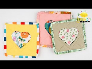 How to Sew a ❤️ Cup Coaster – Valentine’s Day Gifts idee