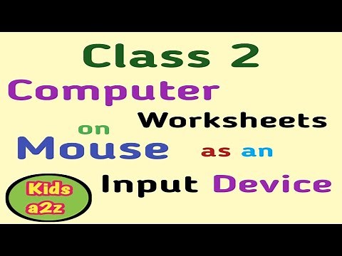 Computer Mouse | Class 2 Computer Worksheet | Grade 2 Computer | Class 2 Worksheet