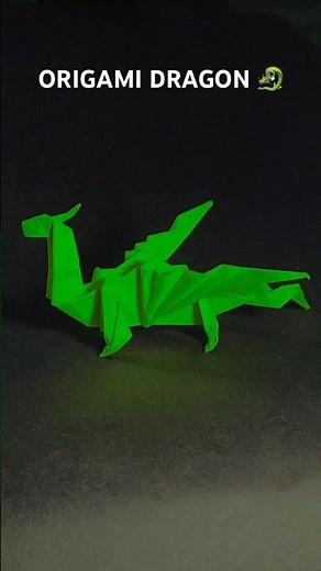 COOL ORIGAMI DRAGON STEP BY STEP INSTRUCTIONS | DIY PAPER ORIGAMI DRAGON PAPER CRAFT TUTORIAL |