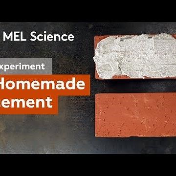 How to make cement at home (simple experiment)
