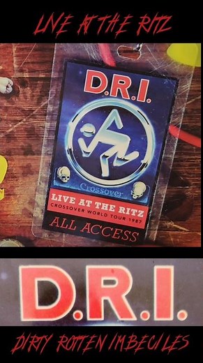 D.R.I. - Live at the ritz #dri #live #ritz #crossover #thrashmetal #music #vinyl #dirty #rotten