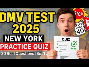 2025 New York DMV Test – SET 12 | 30 Practice Questions for Written Exam